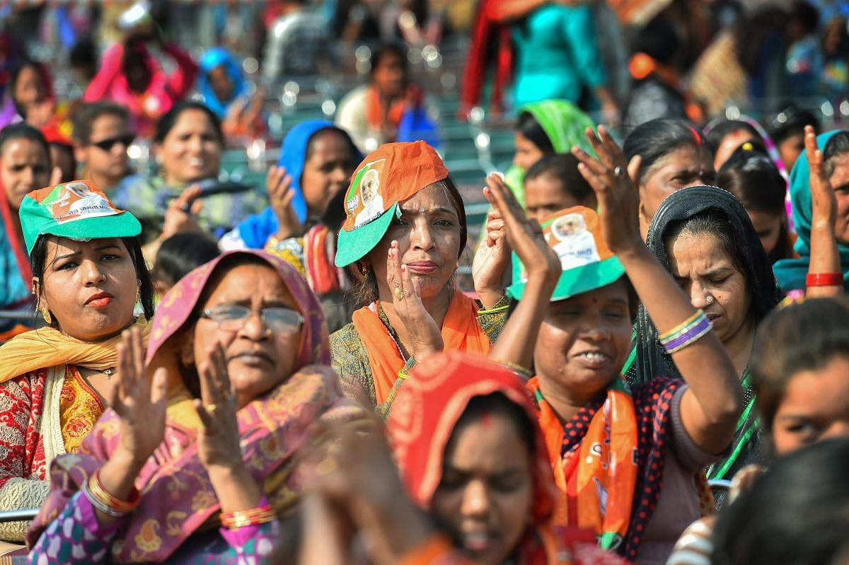 BJP women's wing national convention in Gujarat