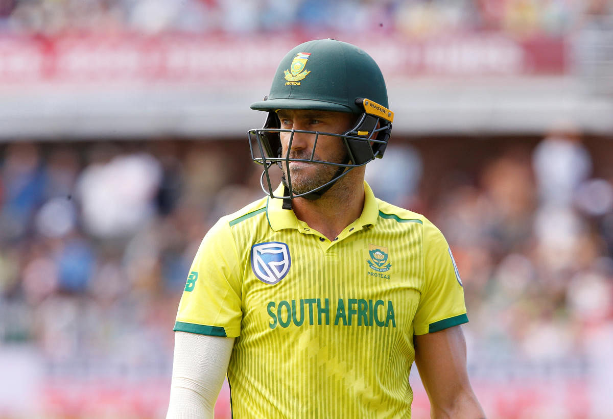 Du Plessis back for South Africa's tour to India