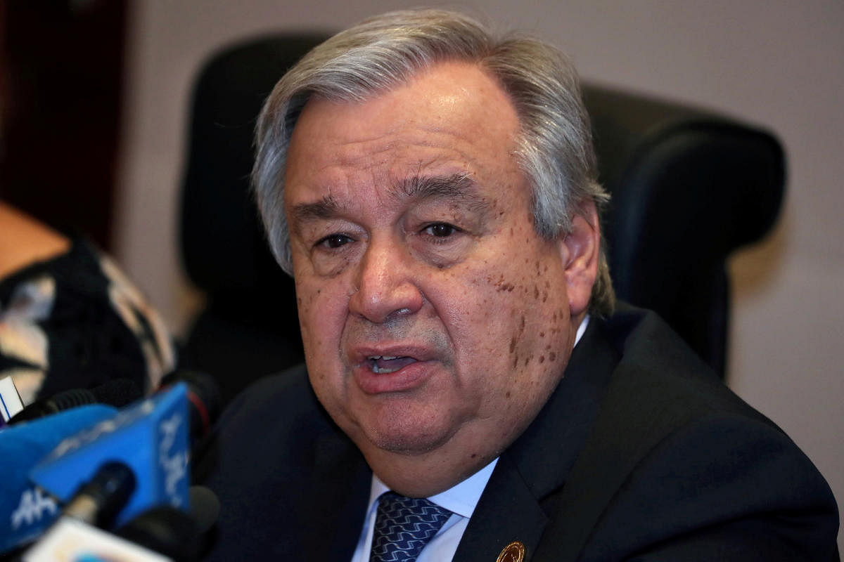 Recession risk calls for joint response: UN chief Antonio Guterres