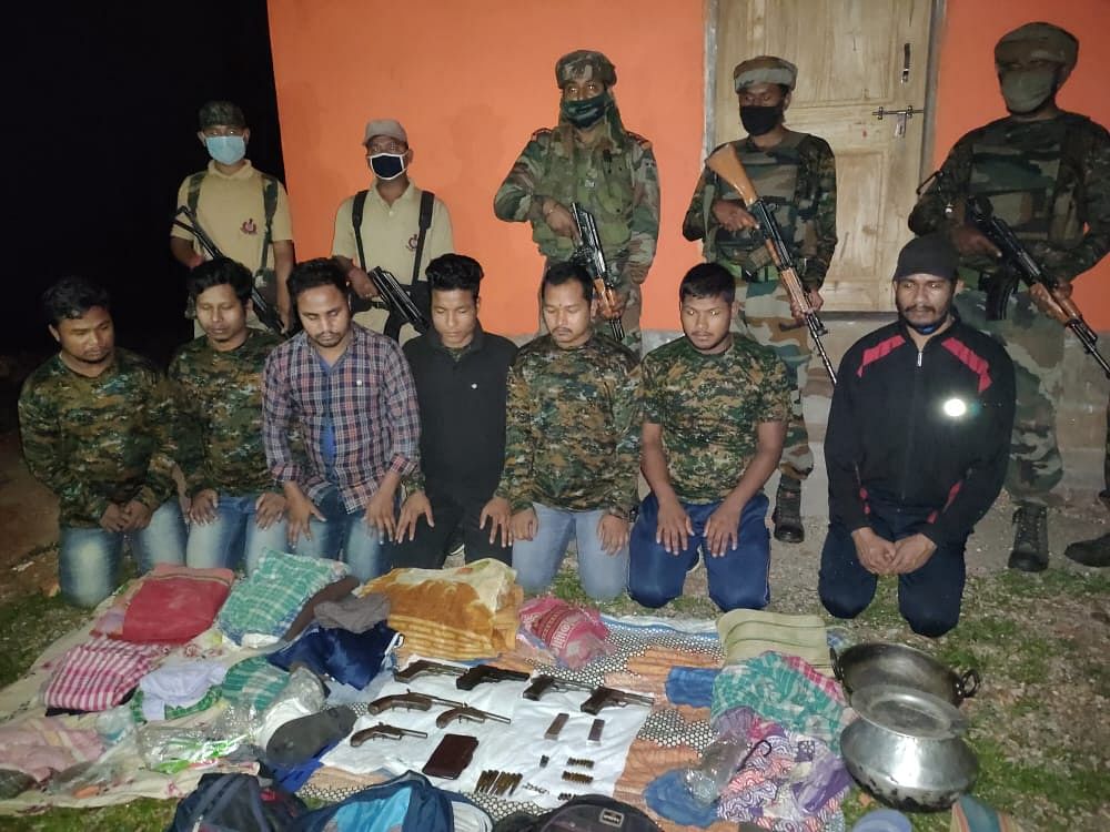 Army, police bust 'recruitment module' of militant group in Assam, seven nabbed