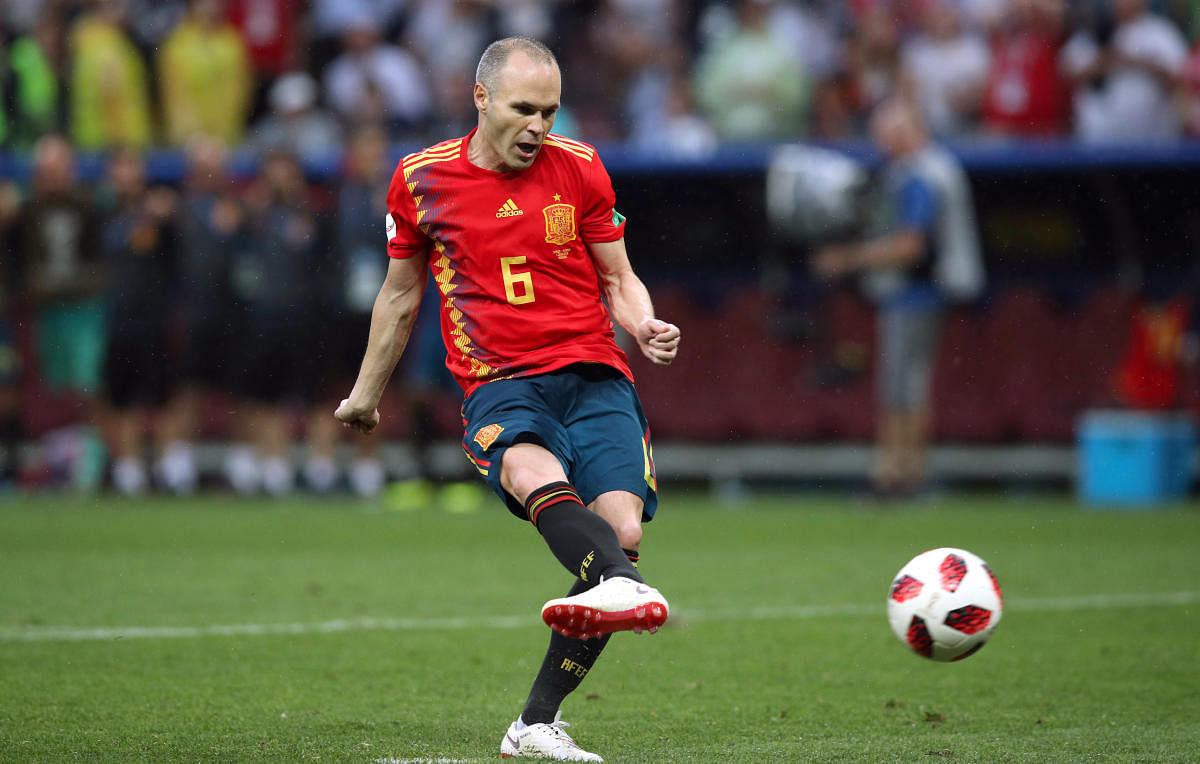 Iniesta retires as Spain player after World Cup loss