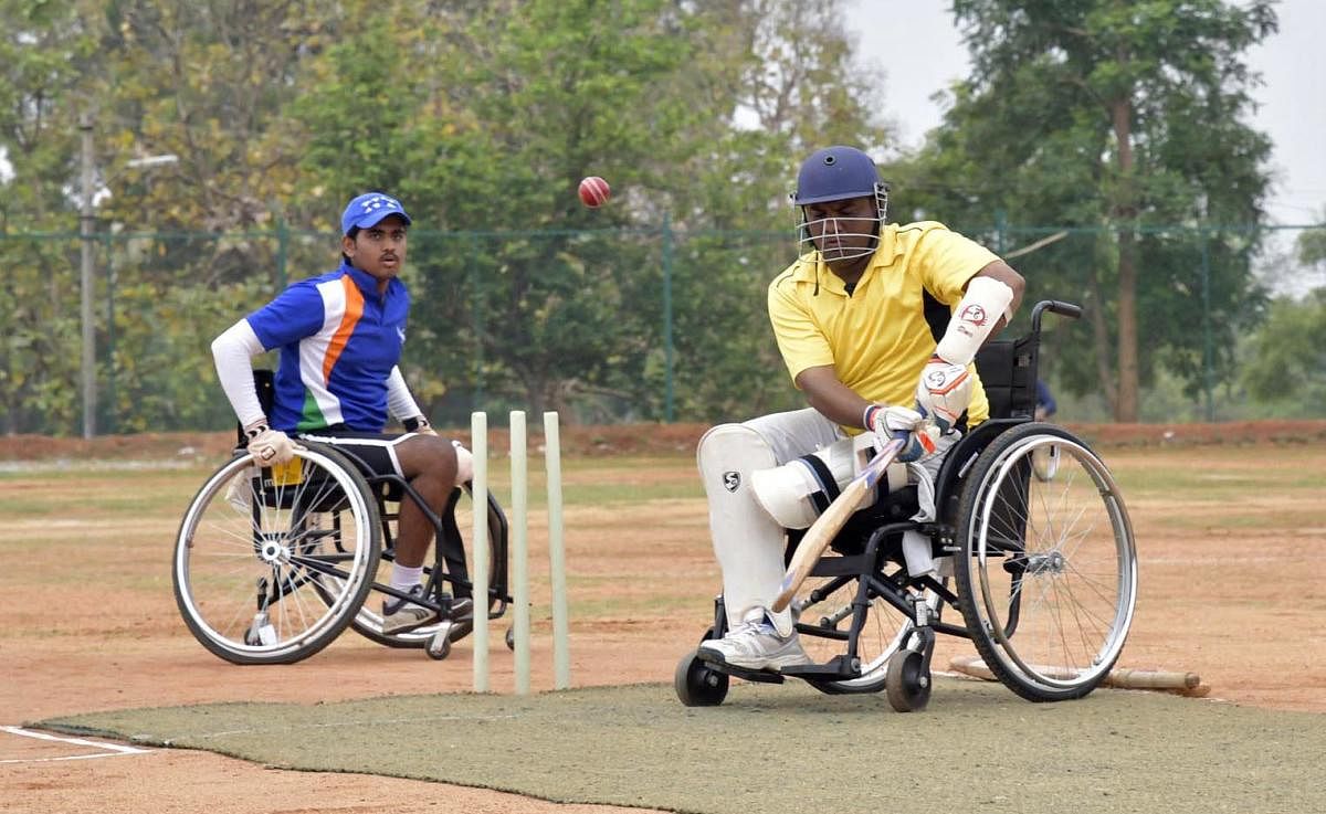 South India’s 1st wheelchair cricket camp at Bengaluru