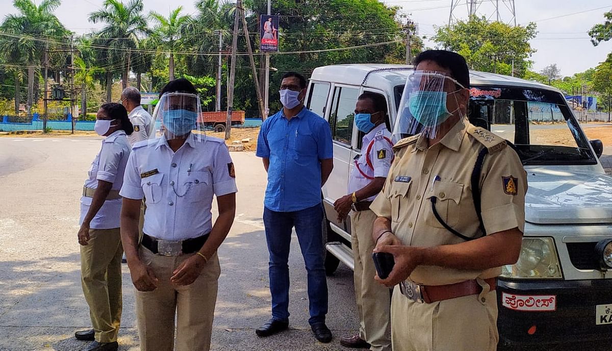 COVID-19: Anti-contagion face shields for Mangaluru policemen at the frontline