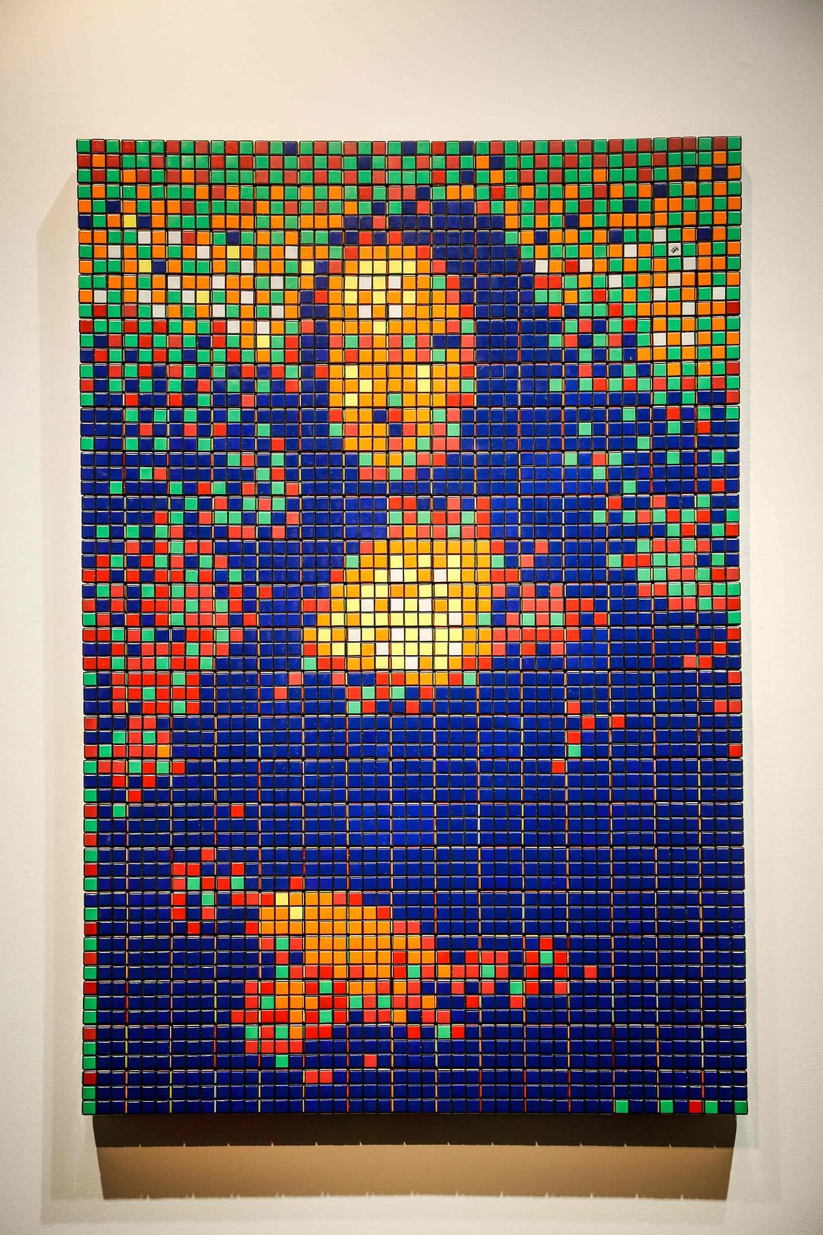 An auction with a twist: Mona Lisa made of Rubik's Cubes goes on sale in Paris