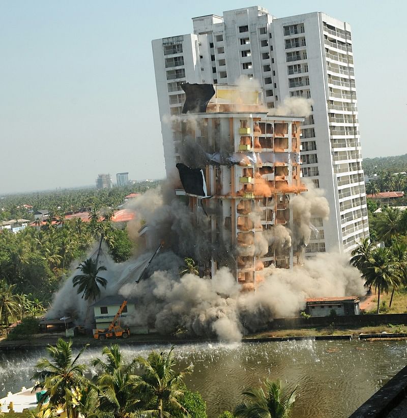 All five apartments in Kerala razed as per SC order