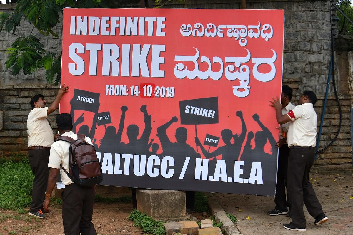 HAL chairman stands fast on workers' strike