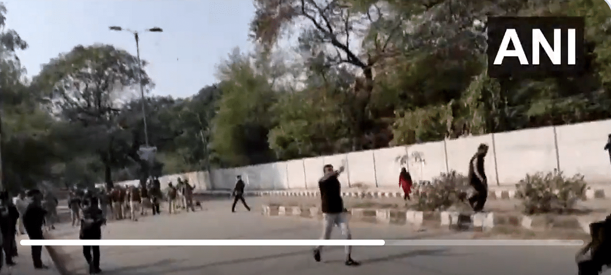 Man brandishes gun in Delhi's Jamia area; detained