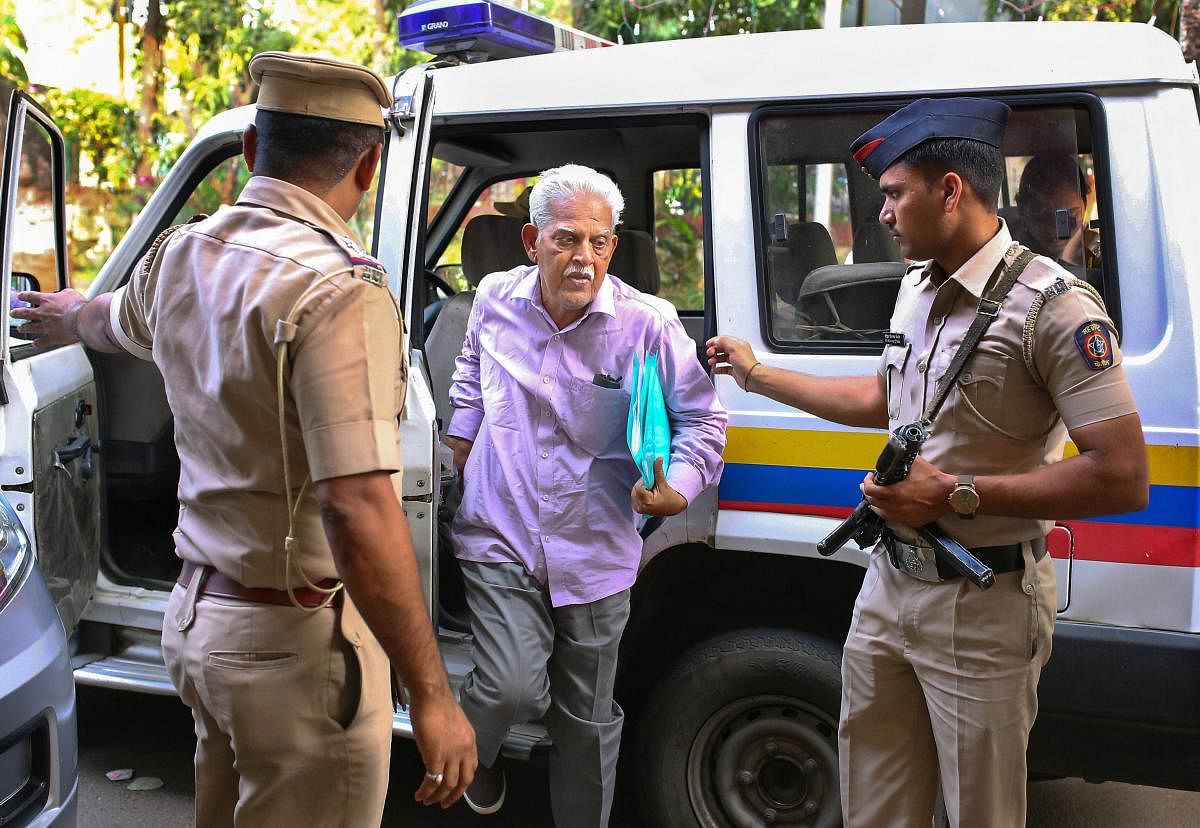 Elgaar Parishad case: Varaara sent to police custody