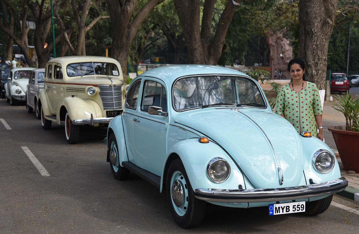 Vintage vehicles roll out along Hosur Road