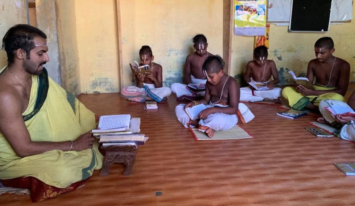 Sanskrit school in Melukote crowdfunds for survival