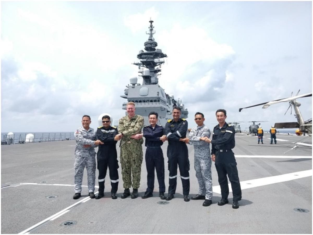 Indian Navy takes part in multi nation exercise in SCS