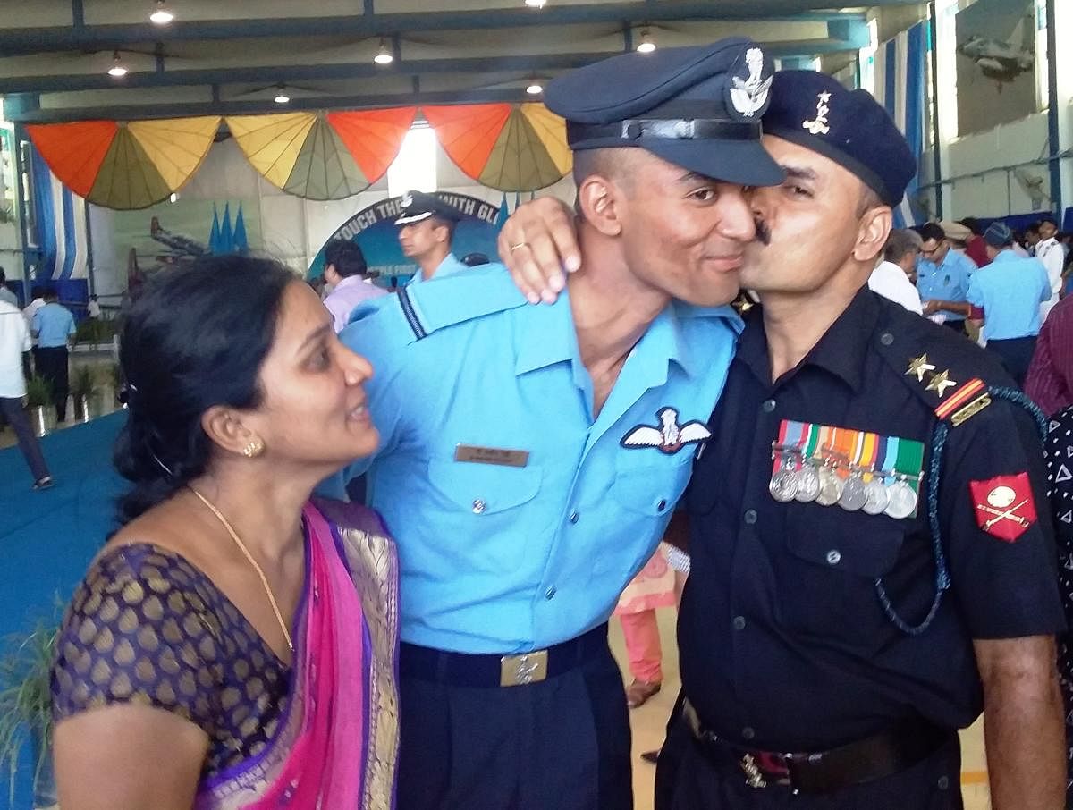Son of a Subedar stands first in IAF graduation