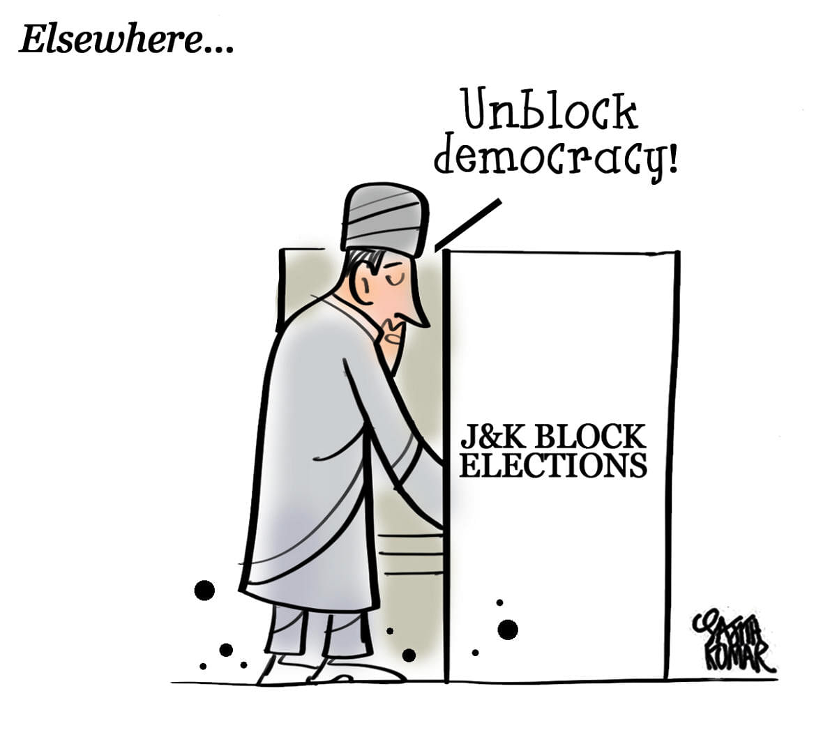 DH Toon | J&K Block elections, unblocking democracy