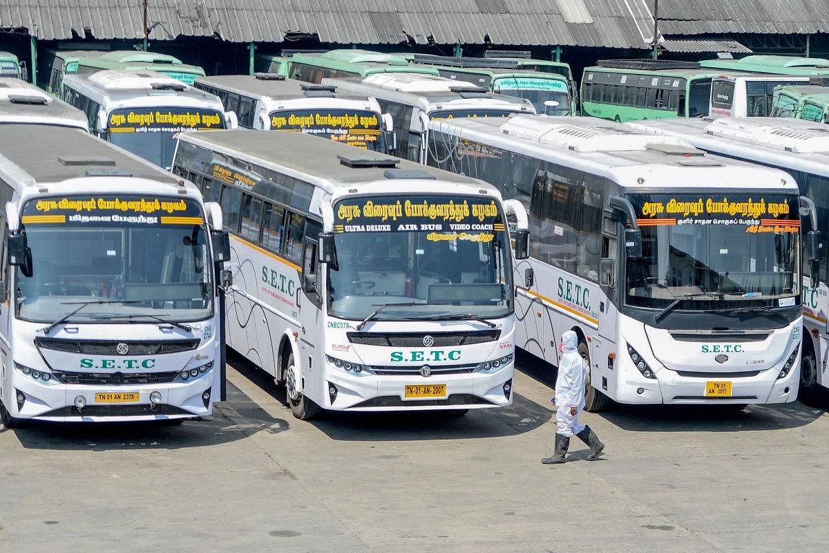 Coronavirus: TN stops bus services to Karnataka, Kerala from Coimbatore