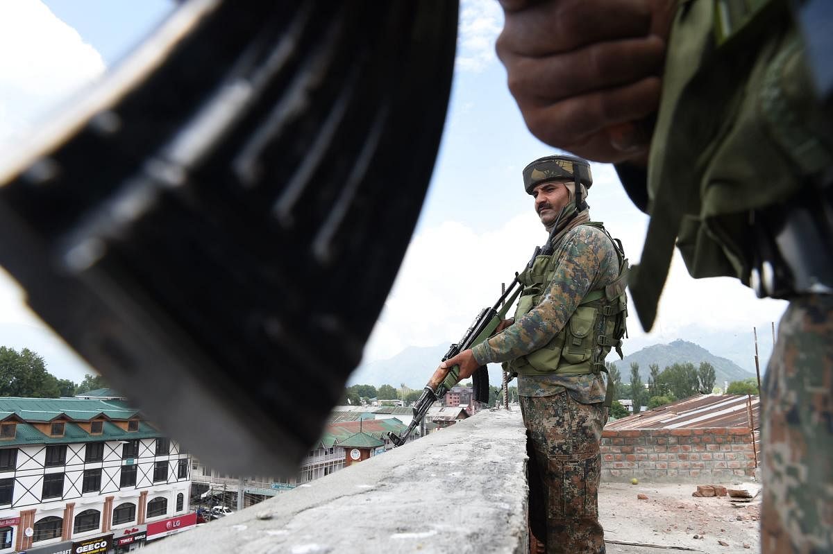 High alert in Kashmir to thwart possible fidayeen attack