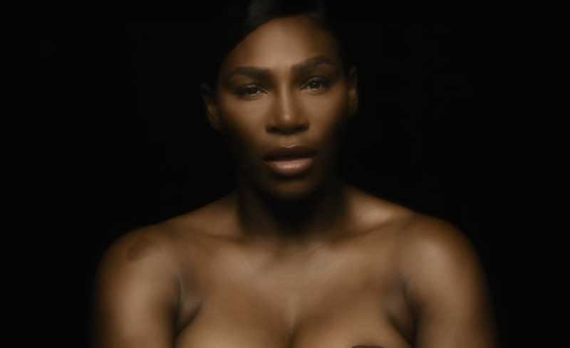 Topless Serena sparks internet breast cancer stir