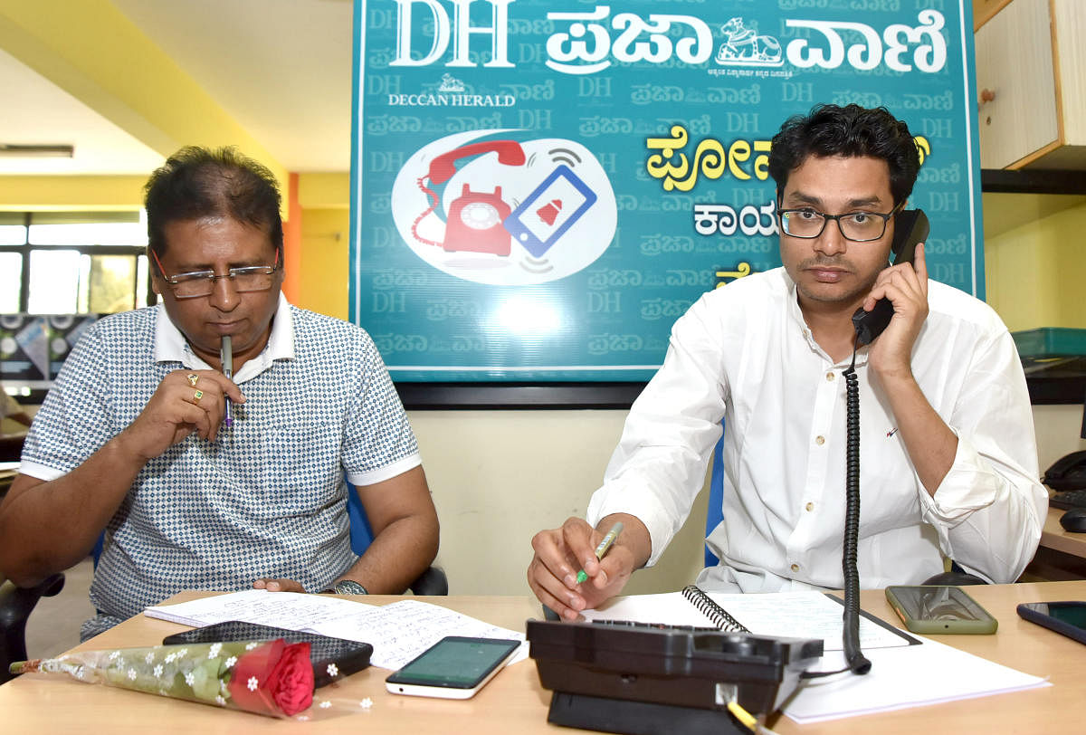 Grievances pour in during DH-PV phone-in programme