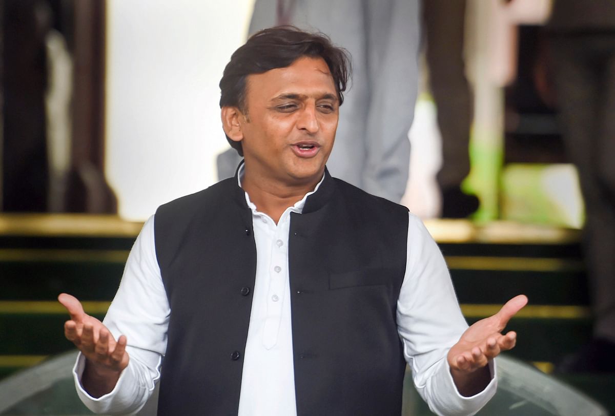 UP govt banned mobile phones inside COVID-19 hospitals to hide their poor condition: Akhilesh
