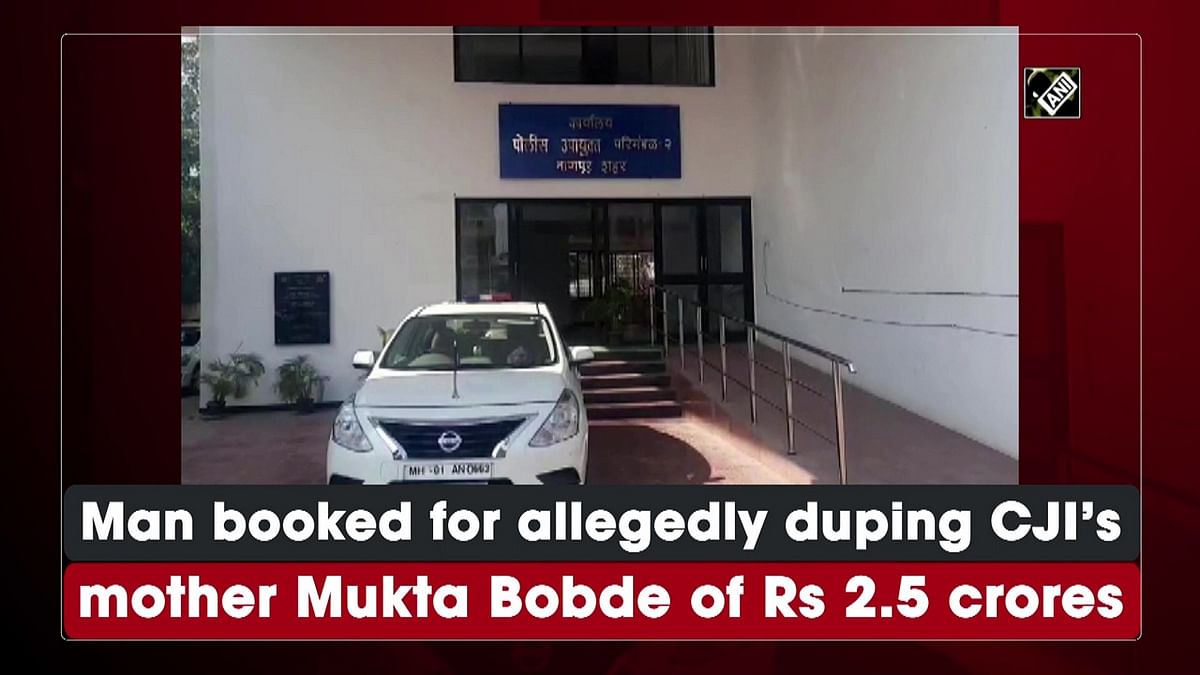 Man booked for allegedly duping CJI’s mother Mukta Bobde of Rs 2.5 crore