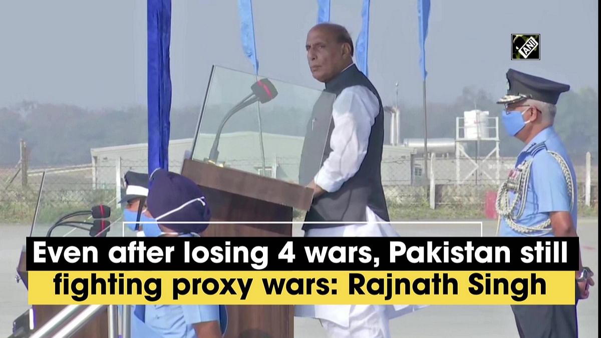 Even after losing 4 wars, Pak fighting proxy wars: Rajnath