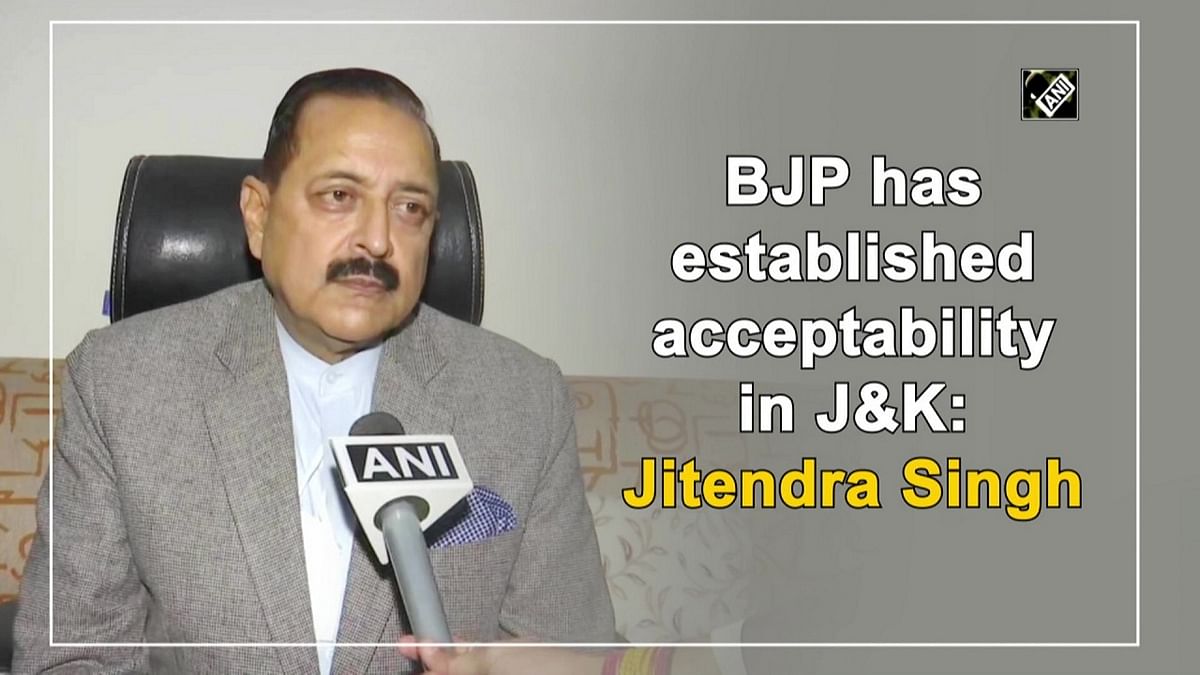 BJP has established acceptability in J&K: Jitendra Singh