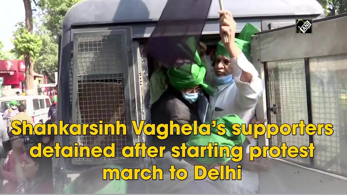 Shankarsinh Vaghela’s supporters detained after starting protest march to Delhi