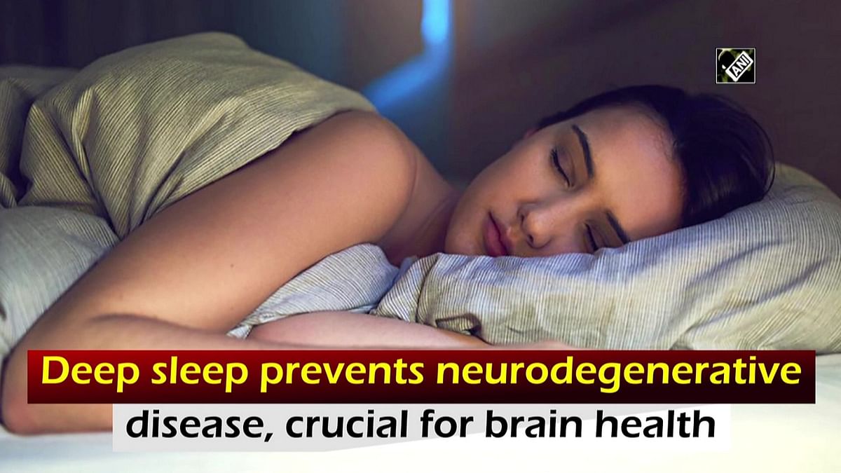 Deep sleep prevents neurodegenerative disease, crucial for brain health