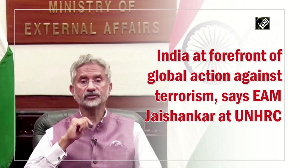 India at forefront of global action against terrorism, says EAM Jaishankar at UNHRC