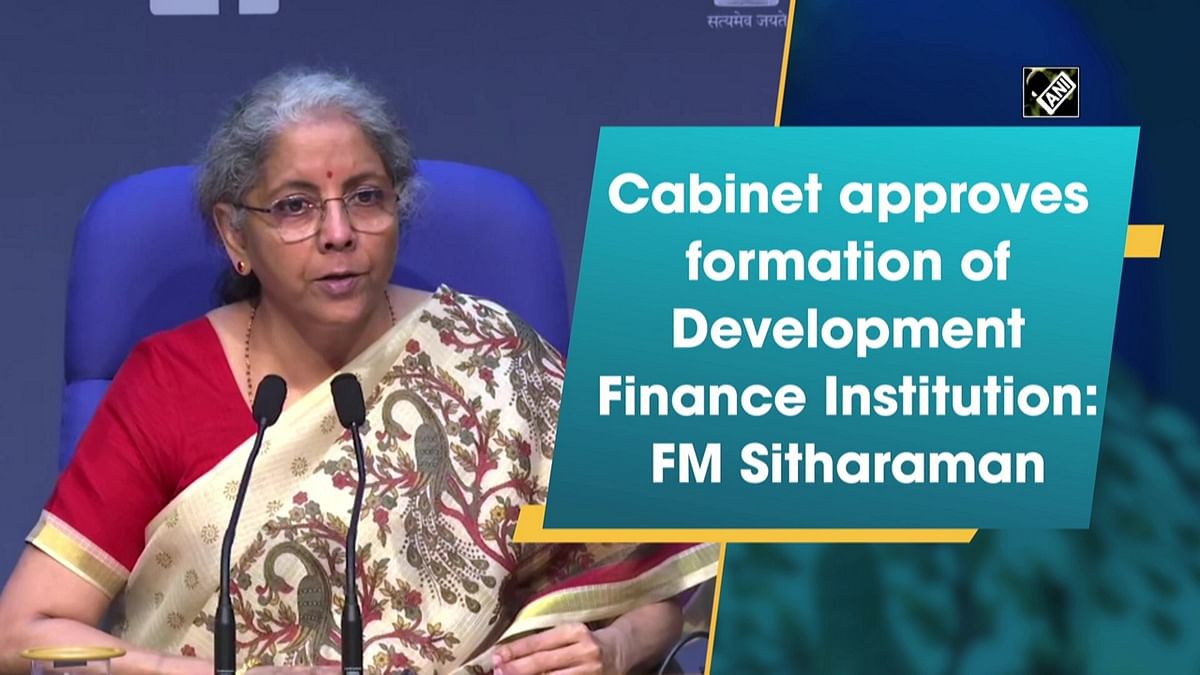 Cabinet approves formation of Development Finance Institution: FM Sitharaman