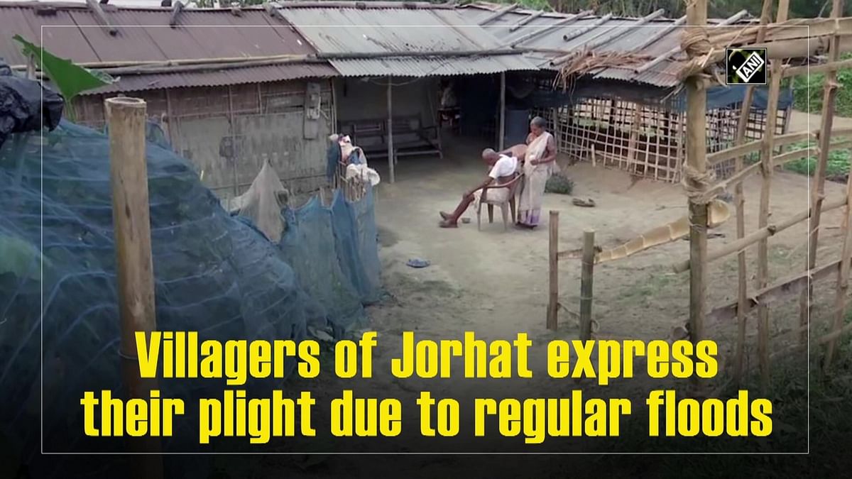 Villagers of  Assam's Jorhat express their plight due to regular floods