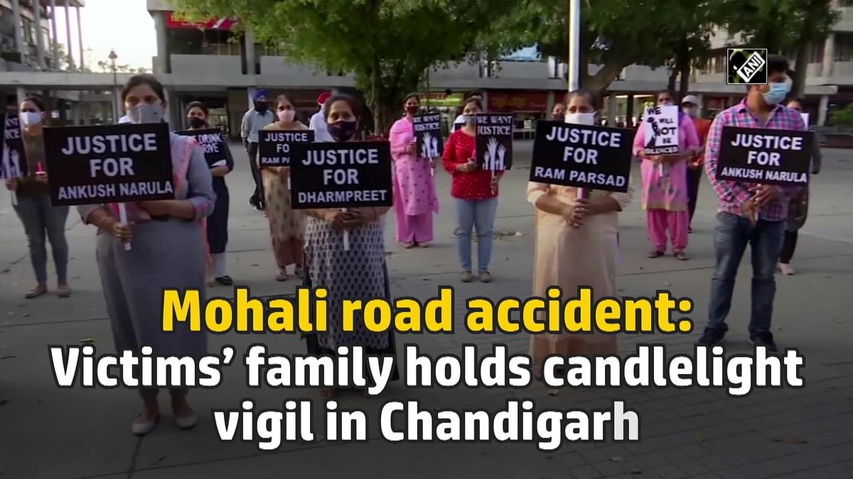 Mohali road accident: Family of decease carry out candlelight vigil in Chandigarh