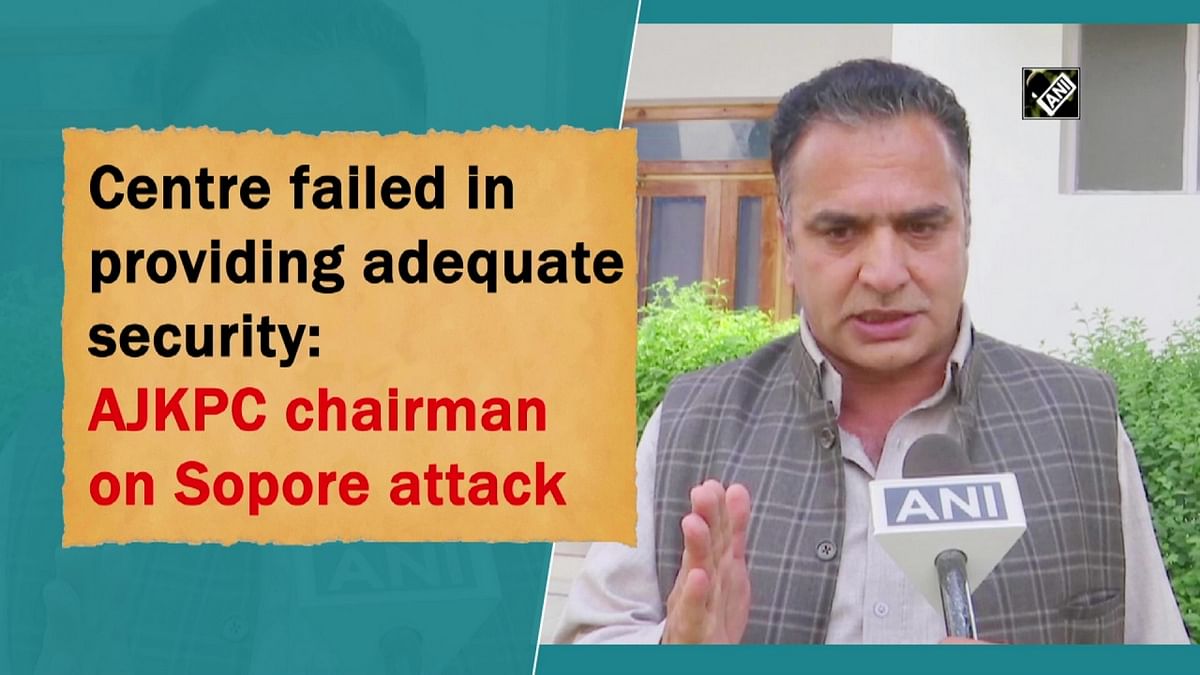 Centre failed to provide adequate security: AJKPC chairman on Sopore attack