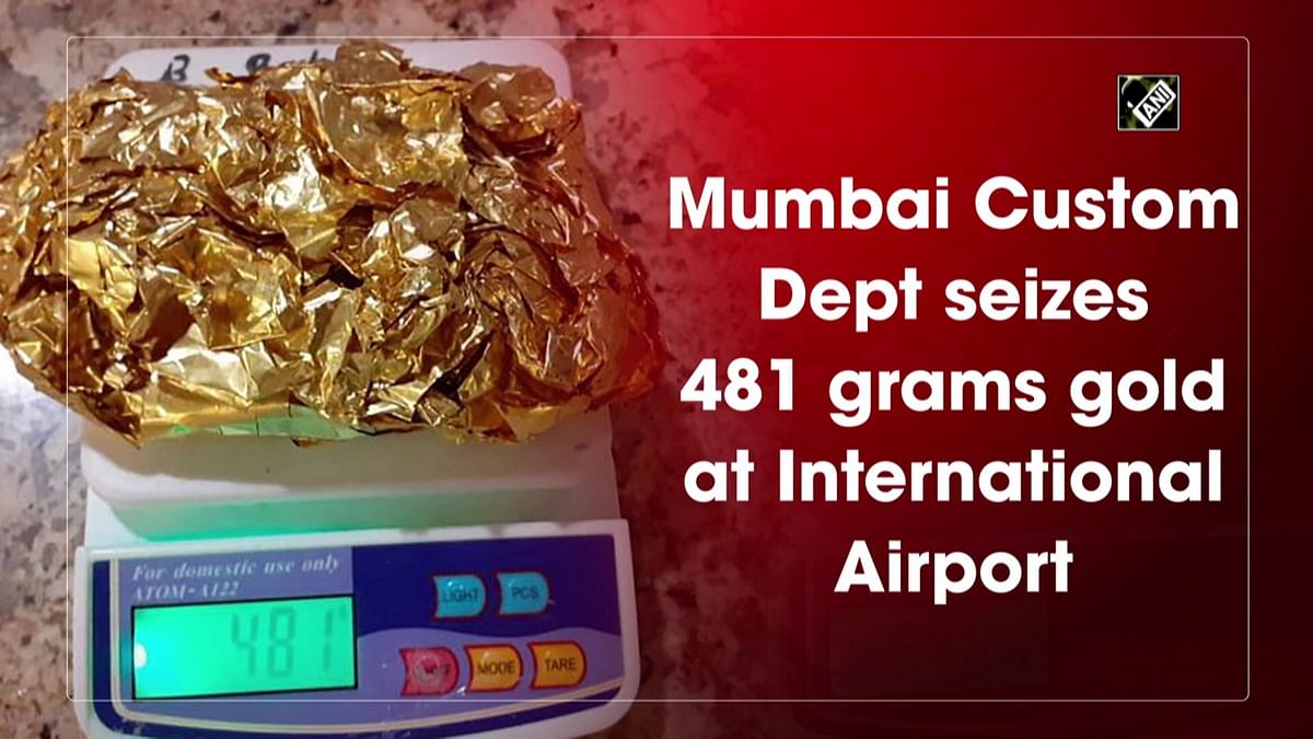 Mumbai Customs Dept seizes 481 gm of gold at International Airport