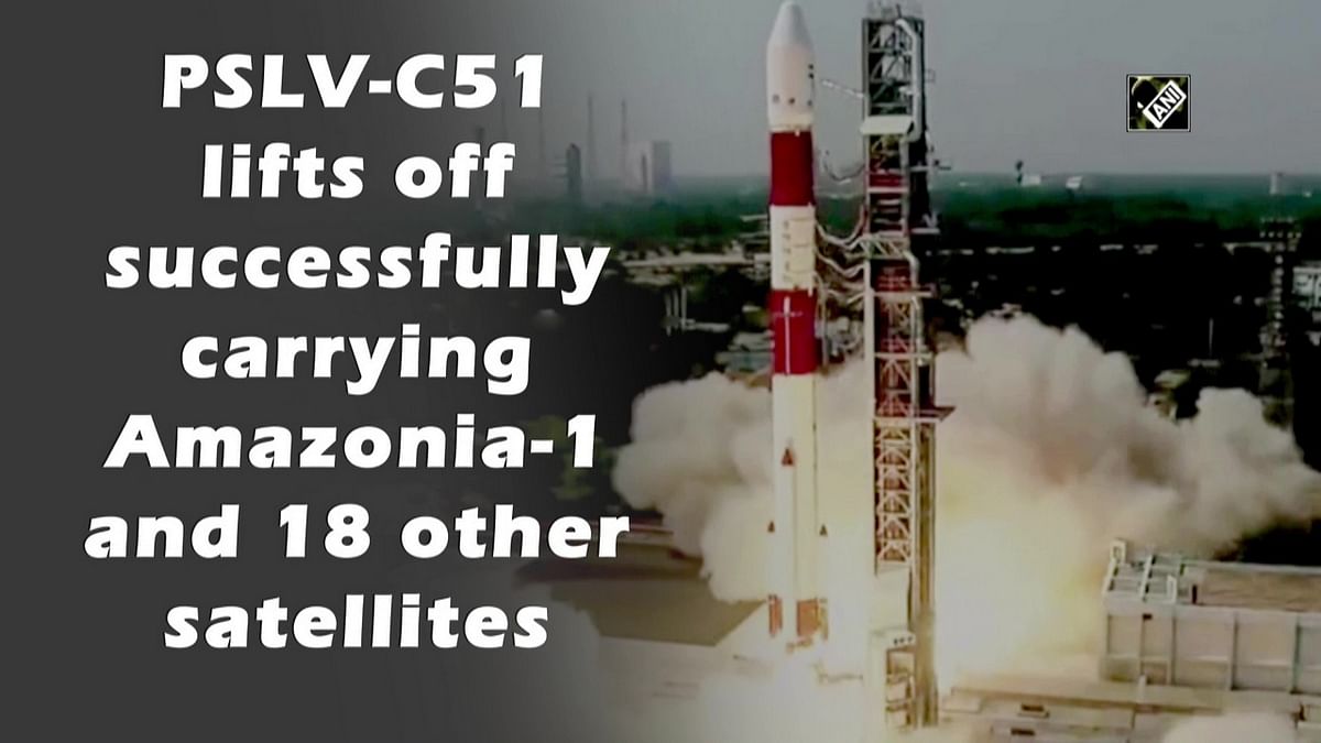 Watch: ISRO's PSLV-C51 successfully lifts off carrying Amazonia-1, 18 other satellites