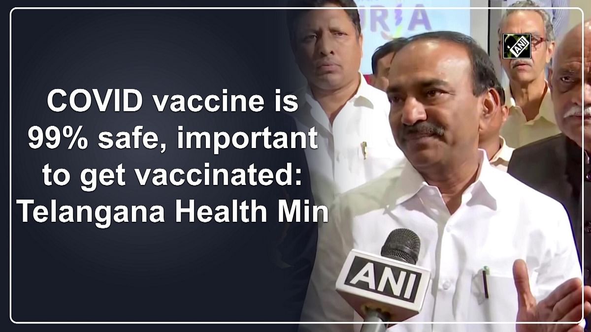 Covid vaccine 99% safe, important to get it: Telangana Health Minister Eatala Rajender