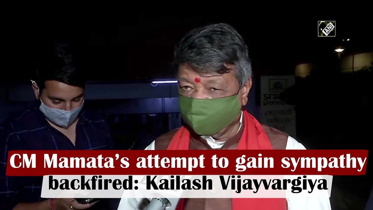 CM Mamata Banerjee’s attempt to gain sympathy backfired: Kailash Vijayvargiya