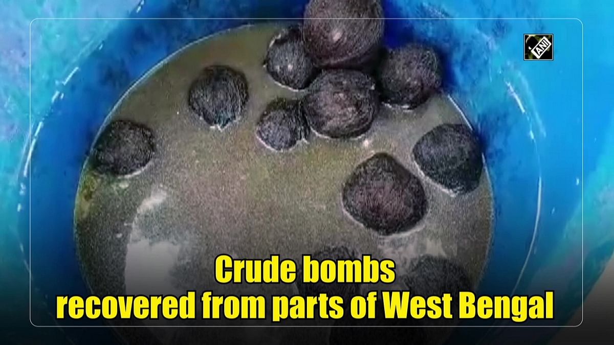 Crude bombs recovered from parts of West Bengal