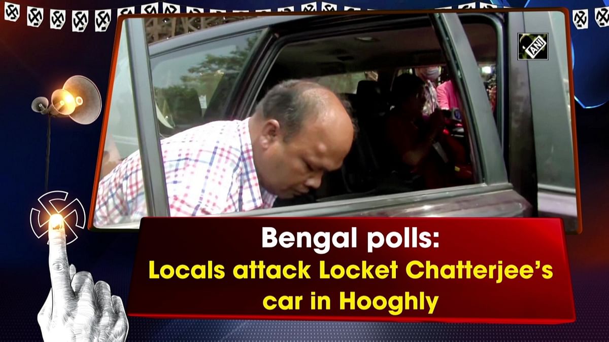 Bengal polls: Locals attack Locket Chatterjee’s car in Hooghly
