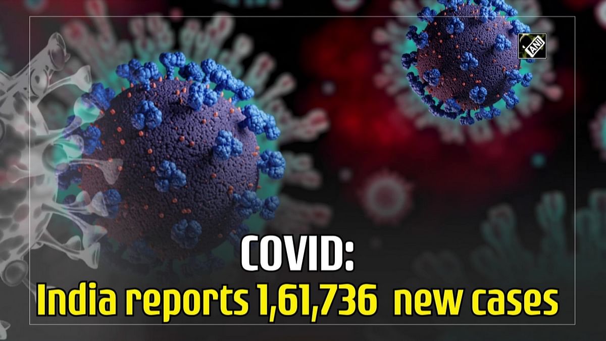 Covid-19: India reports 1.61 lakh new cases
