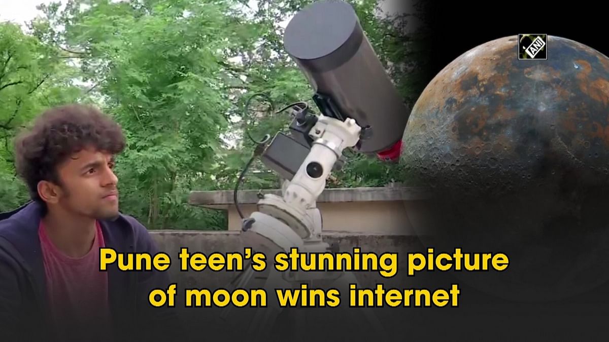 Pune teen’s stunning picture of moon wins the internet 