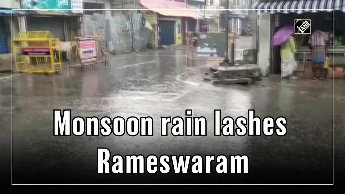 Monsoon rain lashes Tamil Nadu’s Rameswaram