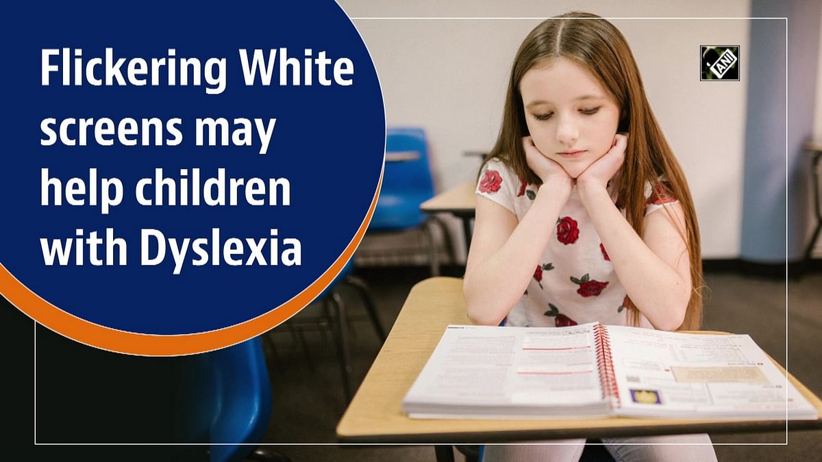Flickering white screens may help children with Dyslexia