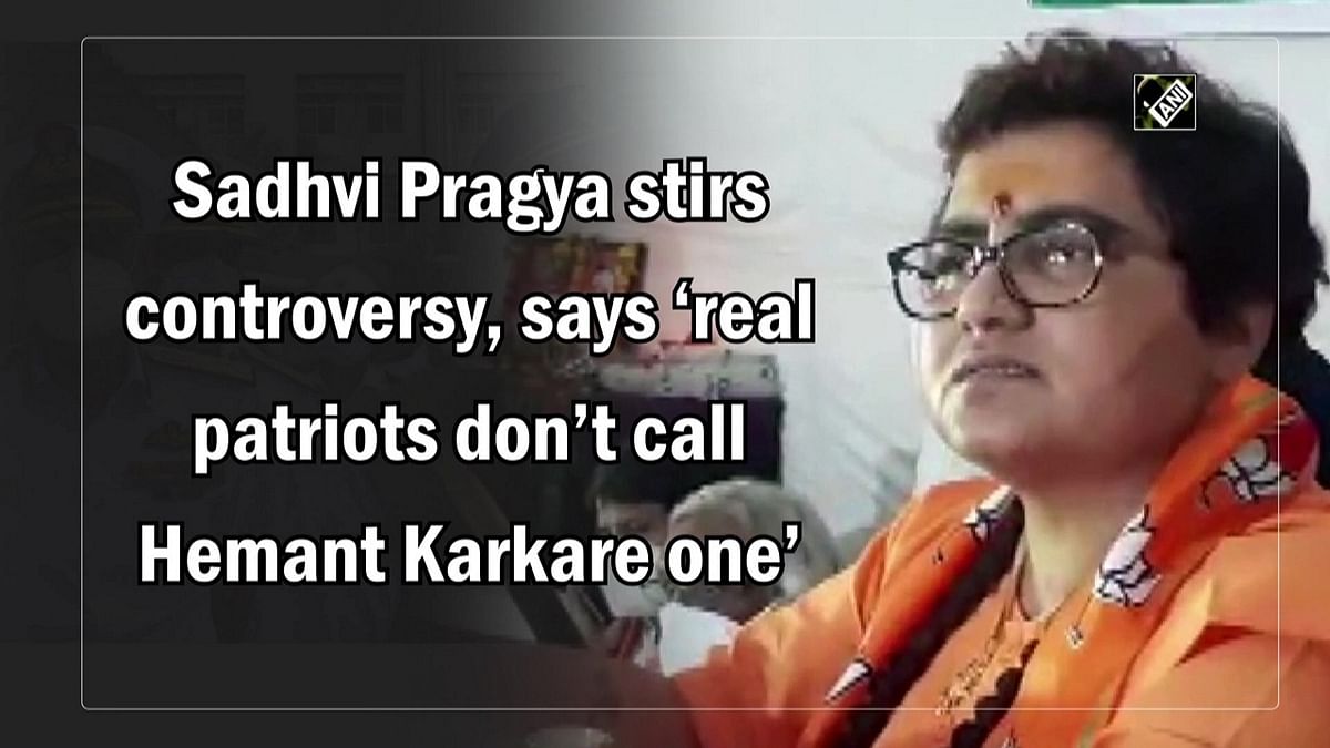Sadhvi Pragya refuses to call Hemant Karkare a patriot