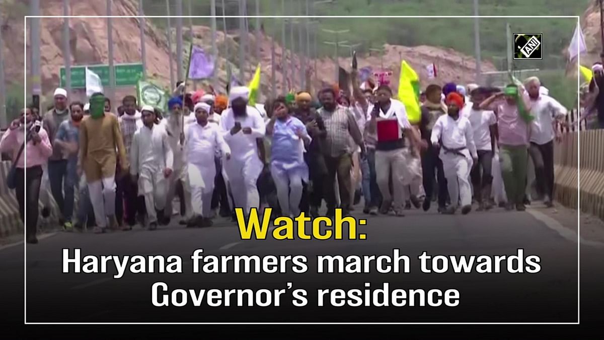 Haryana farmers march towards Governor’s residence 