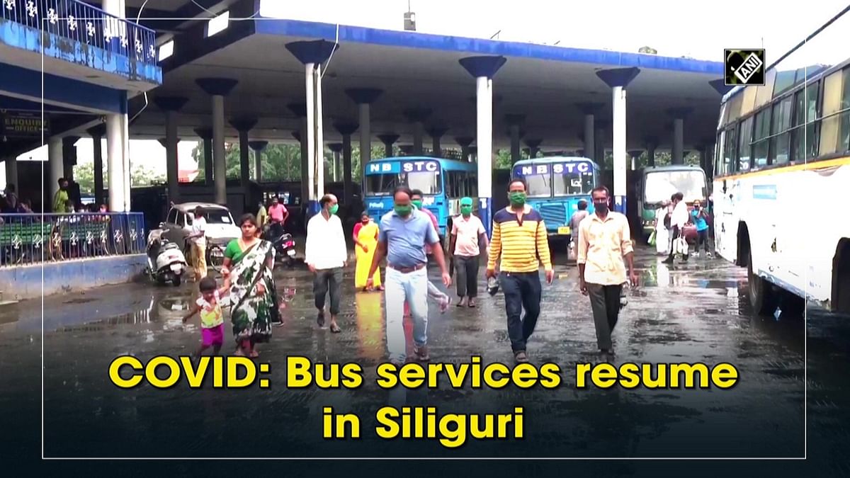 Bus services resume in Siliguri amid Covid-19