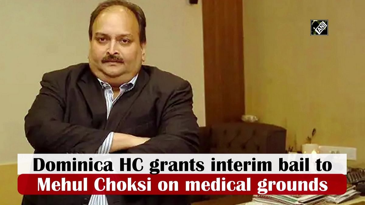 Dominica HC grants interim bail to Mehul Choksi on medical grounds
