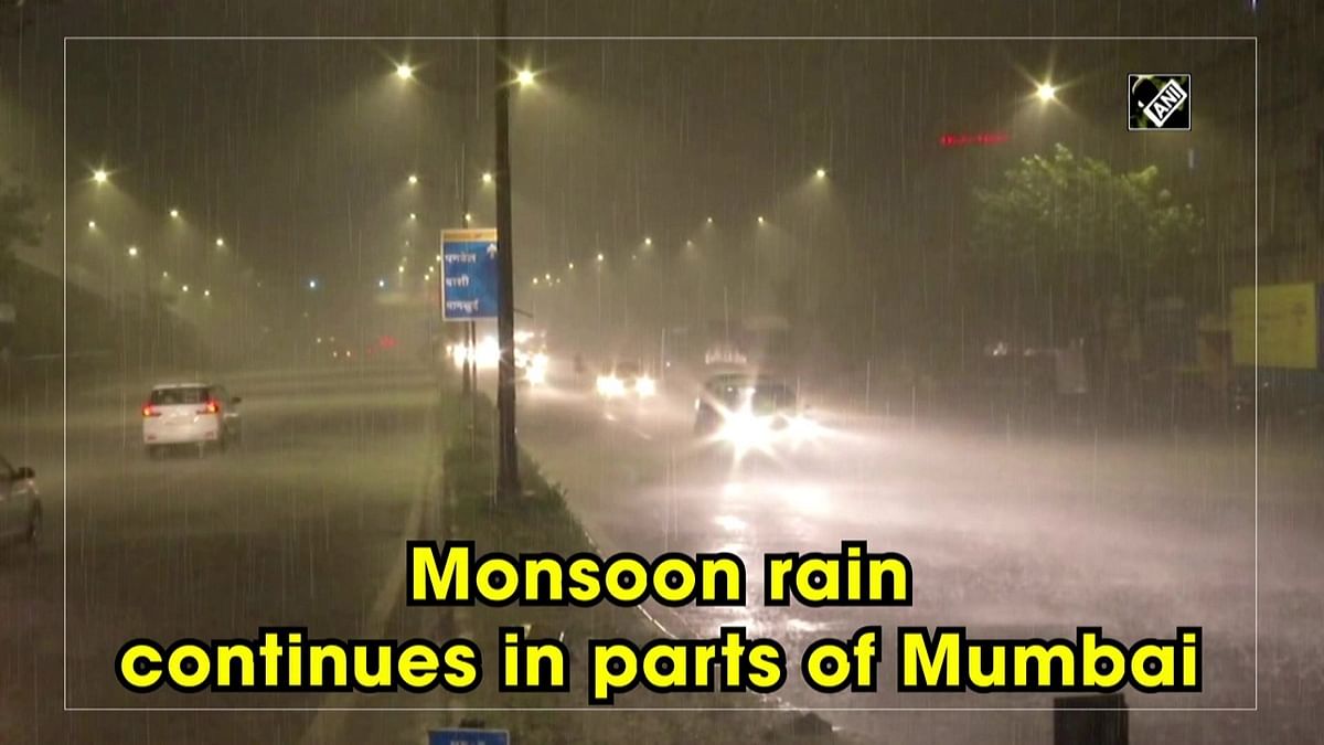 Monsoon rain continues in parts of Mumbai