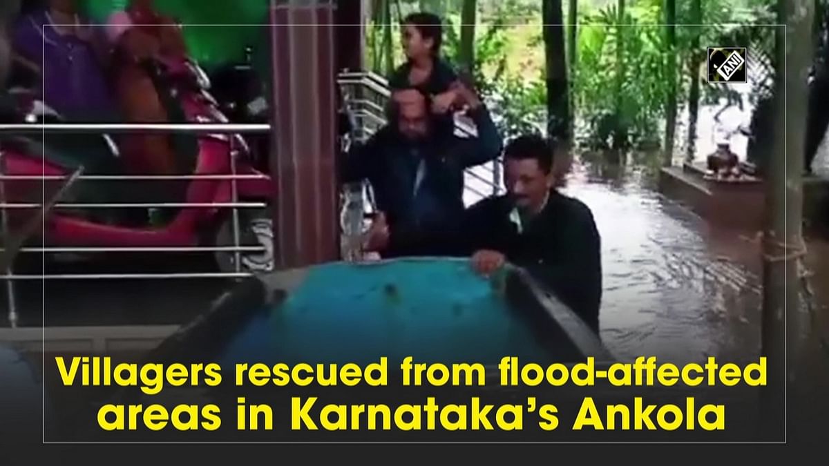 Villagers rescued from flood-affected areas in Karnataka's Ankola