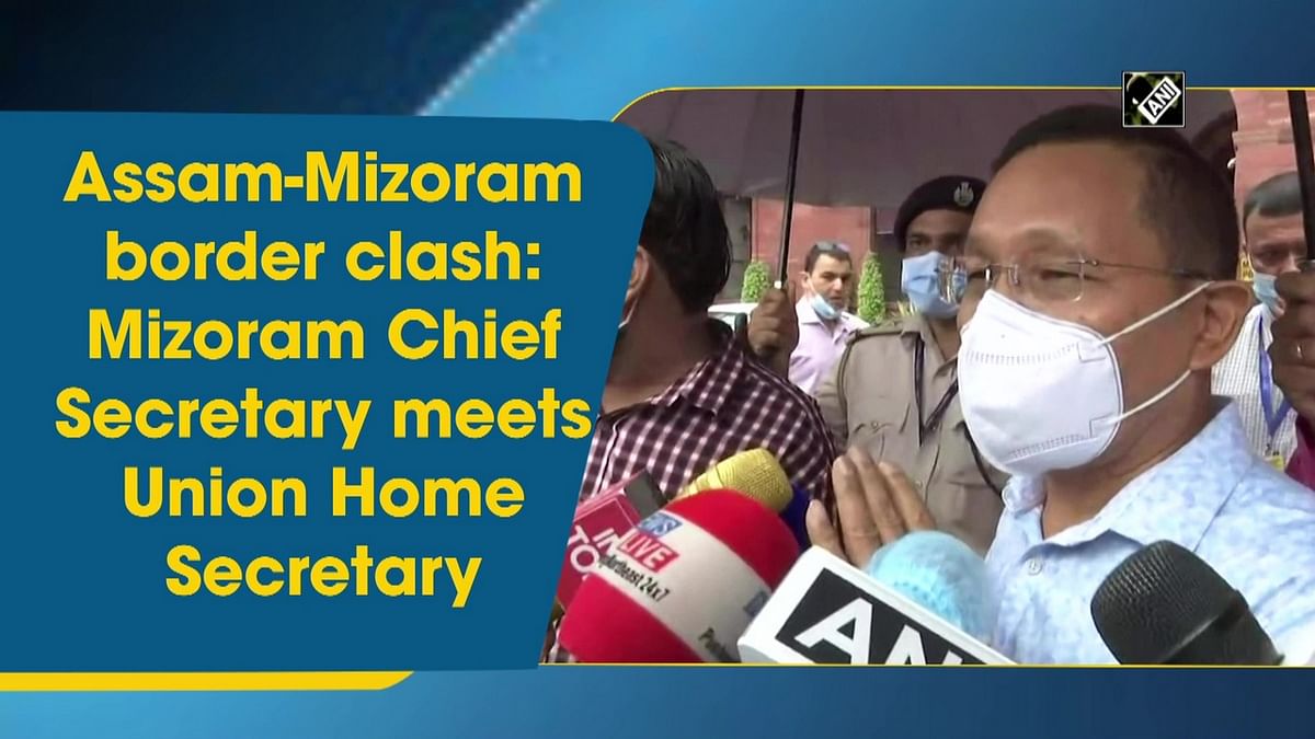 Assam-Mizoram border clash: Mizoram Chief Secretary meets Union Home Secretary 