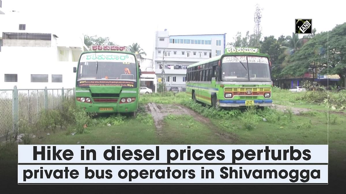 Hike in diesel prices perturbs private bus operators in Shivamogga